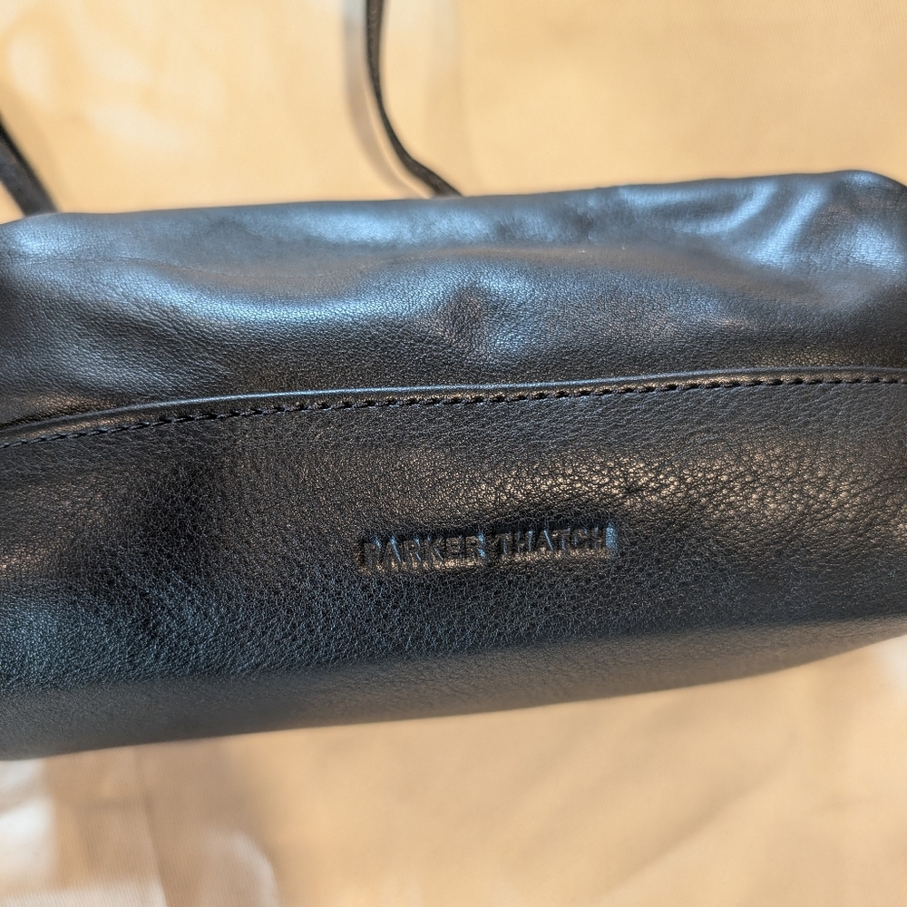 Parker Thatch Bon Bon East West Baguette Bag Black Leather - Picture 4 of 12